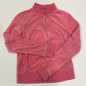 Express Pink Zip-Up Sweatshirt